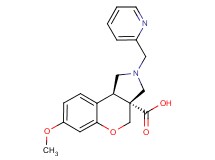 (3aR*,9bR*)-7-methoxy-2-(pyridin-2-ylmethyl)-1,2,3,9b-tetrahydrochromeno[3,4-c]pyrrole-3a(4H)-carboxylic acid