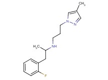 N-[2-(2-fluorophenyl)-1-methylethyl]-3-(4-methyl-1H-pyrazol-1-yl)propan-1-amine