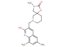 7-[(2-hydroxy-6,8-dimethyl-3-quinolinyl)methyl]-3-methyl-1-oxa-3,7-diazaspiro[4.5]decan-2-one