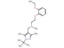 N-[(1-tert-butyl-3,5-dimethyl-1H-pyrazol-4-yl)methyl]-2-(2-ethoxyphenoxy)-N-methylethanamine