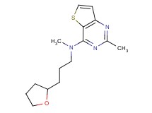 N,2-dimethyl-N-[3-(tetrahydrofuran-2-yl)propyl]thieno[3,2-d]pyrimidin-4-amine