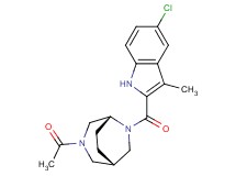 (1S*,5R*)-3-acetyl-6-[(5-chloro-3-methyl-1H-indol-2-yl)carbonyl]-3,6-diazabicyclo[3.2.2]nonane