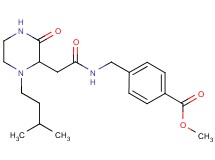 methyl 4-[({[1-(3-methylbutyl)-3-oxo-2-piperazinyl]acetyl}amino)methyl]benzoate