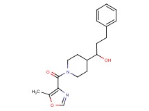1-{1-[(5-methyl-1,3-oxazol-4-yl)carbonyl]-4-piperidinyl}-3-phenyl-1-propanol