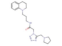 N-[3-(3,4-dihydro-1(2H)-quinolinyl)propyl]-2-[5-(1-pyrrolidinylmethyl)-1H-tetrazol-1-yl]acetamide