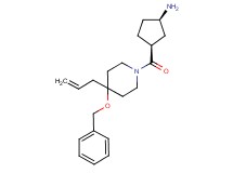 (rel-(1R,3S)-3-{[4-allyl-4-(benzyloxy)-1-piperidinyl]carbonyl}cyclopentyl)amine hydrochloride