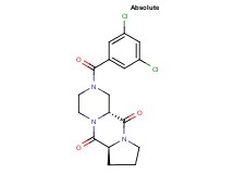 (6aS,11aR)-2-(3,5-dichlorobenzoyl)octahydro-6H-pyrazino[1,2-a]pyrrolo[1,2-d]pyrazine-6,11(2H)-dione