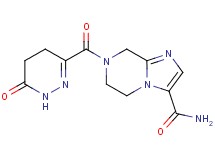 7-[(6-oxo-1,4,5,6-tetrahydropyridazin-3-yl)carbonyl]-5,6,7,8-tetrahydroimidazo[1,2-a]pyrazine-3-carboxamide