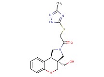 [(3aS*,9bS*)-2-{[(3-methyl-1H-1,2,4-triazol-5-yl)thio]acetyl}-1,2,3,9b-tetrahydrochromeno[3,4-c]pyrrol-3a(4H)-yl]methanol