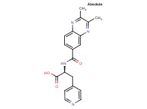 N-[(2,3-dimethyl-6-quinoxalinyl)carbonyl]-3-(4-pyridinyl)-L-alanine