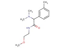 2-(dimethylamino)-N-(2-methoxyethyl)-2-(3-methylphenyl)acetamide
