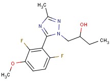 1-[5-(2,6-difluoro-3-methoxyphenyl)-3-methyl-1H-1,2,4-triazol-1-yl]butan-2-ol