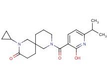 2-cyclopropyl-8-[(2-hydroxy-6-isopropyl-3-pyridinyl)carbonyl]-2,8-diazaspiro[5.5]undecan-3-one