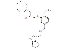 1-(1-azocanyl)-3-(2-methoxy-5-{[(1,4,5,6-tetrahydrocyclopenta[c]pyrazol-3-ylmethyl)amino]methyl}phenoxy)-2-propanol