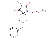 8-benzyl-1-(2-methoxyethyl)-3-methyl-1,3,8-triazaspiro[4.5]decane-2,4-dione