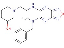 1-[2-({6-[benzyl(methyl)amino][1,2,5]oxadiazolo[3,4-b]pyrazin-5-yl}amino)ethyl]-3-piperidinol