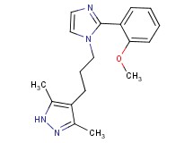 4-{3-[2-(2-methoxyphenyl)-1H-imidazol-1-yl]propyl}-3,5-dimethyl-1H-pyrazole