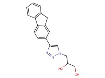 3-[4-(9H-fluoren-2-yl)-1H-1,2,3-triazol-1-yl]propane-1,2-diol