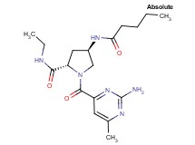 (4R)-1-[(2-amino-6-methylpyrimidin-4-yl)carbonyl]-N-ethyl-4-(pentanoylamino)-L-prolinamide