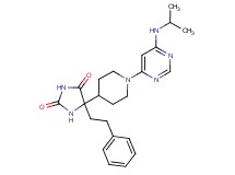 5-{1-[6-(isopropylamino)pyrimidin-4-yl]piperidin-4-yl}-5-(2-phenylethyl)imidazolidine-2,4-dione