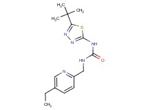 N-(5-tert-butyl-1,3,4-thiadiazol-2-yl)-N'-[(5-ethylpyridin-2-yl)methyl]urea