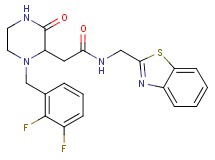 N-(1,3-benzothiazol-2-ylmethyl)-2-[1-(2,3-difluorobenzyl)-3-oxo-2-piperazinyl]acetamide