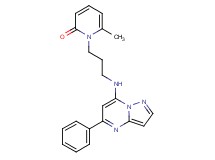 6-methyl-1-{3-[(5-phenylpyrazolo[1,5-a]pyrimidin-7-yl)amino]propyl}-2(1H)-pyridinone