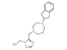 1-(2,3-dihydro-1H-inden-2-yl)-4-[(1-ethyl-1H-1,2,4-triazol-5-yl)methyl]-1,4-diazepane