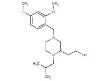 2-[4-(2,4-dimethoxybenzyl)-1-isobutyl-2-piperazinyl]ethanol