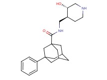 N-{[(3S*,4S*)-3-hydroxypiperidin-4-yl]methyl}-3-phenyladamantane-1-carboxamide