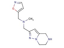 (5-isoxazolylmethyl)methyl(4,5,6,7-tetrahydropyrazolo[1,5-a]pyrazin-2-ylmethyl)amine dihydrochloride