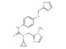 N-cyclopropyl-N'-[4-(2-furylmethoxy)phenyl]-N-[(1-methyl-1H-imidazol-2-yl)methyl]urea