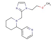 3-(1-{[1-(2-methoxyethyl)-1H-imidazol-2-yl]methyl}piperidin-2-yl)pyridine