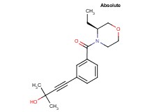 4-(3-{[(3S)-3-ethylmorpholin-4-yl]carbonyl}phenyl)-2-methylbut-3-yn-2-ol