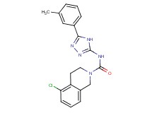 5-chloro-N-[5-(3-methylphenyl)-4H-1,2,4-triazol-3-yl]-3,4-dihydroisoquinoline-2(1H)-carboxamide
