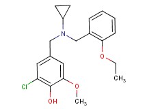 2-chloro-4-{[cyclopropyl(2-ethoxybenzyl)amino]methyl}-6-methoxyphenol