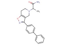 2-(3-biphenyl-4-yl-6,7-dihydroisoxazolo[4,5-c]pyridin-5(4H)-yl)propanamide