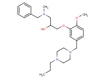 1-[benzyl(methyl)amino]-3-{2-methoxy-5-[(4-propyl-1-piperazinyl)methyl]phenoxy}-2-propanol