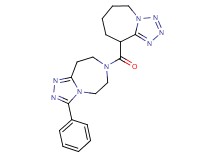 9-[(3-phenyl-5,6,8,9-tetrahydro-7H-[1,2,4]triazolo[4,3-d][1,4]diazepin-7-yl)carbonyl]-6,7,8,9-tetrahydro-5H-tetrazolo[1,5-a]azepine
