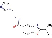 N-[2-(1H-imidazol-1-yl)ethyl]-2-isopropyl-1,3-benzoxazole-5-carboxamide