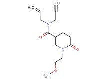 N-allyl-1-(2-methoxyethyl)-6-oxo-N-2-propyn-1-yl-3-piperidinecarboxamide