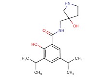 2-hydroxy-N-[(3-hydroxypyrrolidin-3-yl)methyl]-3,5-diisopropylbenzamide