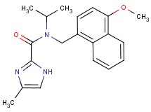 N-isopropyl-N-[(4-methoxy-1-naphthyl)methyl]-4-methyl-1H-imidazole-2-carboxamide