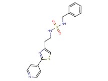 N-benzyl-N'-[2-(2-pyridin-4-yl-1,3-thiazol-4-yl)ethyl]sulfamide