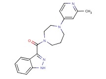 3-{[4-(2-methyl-4-pyridinyl)-1,4-diazepan-1-yl]carbonyl}-1H-indazole