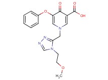 1-{[4-(2-methoxyethyl)-4H-1,2,4-triazol-3-yl]methyl}-4-oxo-5-phenoxy-1,4-dihydropyridine-3-carboxylic acid