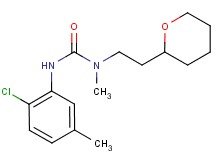 N'-(2-chloro-5-methylphenyl)-N-methyl-N-[2-(tetrahydro-2H-pyran-2-yl)ethyl]urea