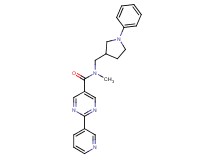 N-methyl-N-[(1-phenyl-3-pyrrolidinyl)methyl]-2-(3-pyridinyl)-5-pyrimidinecarboxamide