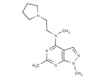 N,1,6-trimethyl-N-[2-(1-pyrrolidinyl)ethyl]-1H-pyrazolo[3,4-d]pyrimidin-4-amine