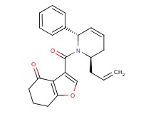 3-{[(2R*,6S*)-2-allyl-6-phenyl-3,6-dihydropyridin-1(2H)-yl]carbonyl}-6,7-dihydro-1-benzofuran-4(5H)-one